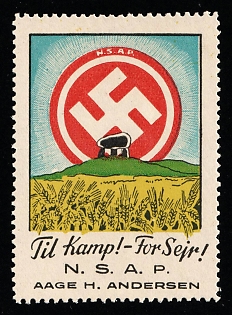 1940 Denmark, Danish Legion, NSAP, Swastika, Third Reich Propaganda
