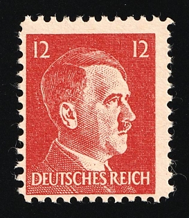 1944 12pf Anti-German Propaganda, Forgery of Hitler Issue