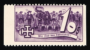 1938 10g Schuschnigg Vignette, Austria