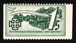 1938 1s Schuschnigg Vignette, Austria