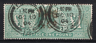 1902-10 £1 Great Britain (Used)