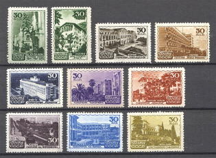 1947 USSR The Soviet Sanatoria (Full Set, MNH/MLH)