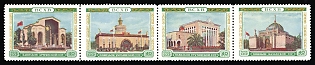1955 All-Union Agricultural Fair, Soviet Union, USSR, Russia, Strip (MNH)