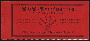 1938 Complete Booklet with stamps of Third Reich, Germany