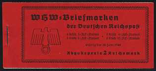 1939 Complete Booklet with stamps of Third Reich, Germany