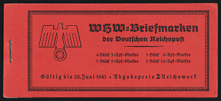 1940 Complete Booklet with stamps of Third Reich, Germany, Excellent Condition