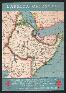 1933-1945 'L'africa Orientale' Nazi Propaganda Postcard