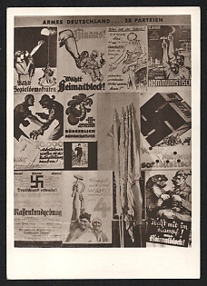 1944 'Great Exhibition 1918' Nazi Propaganda Postcard