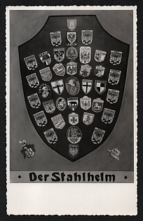 1933-1945 'The Steel Helmet' Nazi Propaganda Postcard