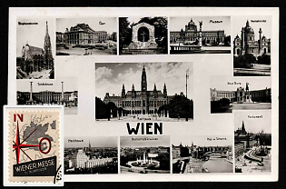 1938 'Vienna' Nazi Propaganda Postcard