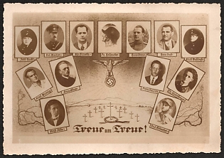 1933-1945 'Loyalty for Loyalty!' Nazi Propaganda Postcard