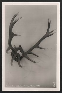 1937 'International Hunting Exhibition, Berlin 1937' Nazi Propaganda Postcard
