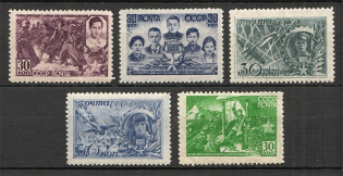 1944 USSR Heroes of the USSR (Full Set, MNH/MLH)