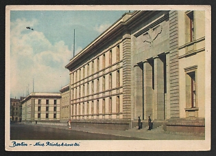 1941 'Berlin - New Reich Chancellery' Nazi Propaganda Postcard