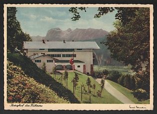 1933-1945 'The Fuhrer's Berghof' Nazi Propaganda Postcard