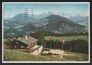 1934 'Haus Wachenfeld, the Reich Chancellor's Country House in Berchtesgaden (Obersalzberg)' Nazi Propaganda Postcard