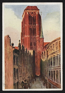 1933-1945 'Gdansk, Danzig' Nazi Propaganda Postcard