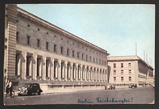 1941 'Berlin. Reich Chancellery!' Nazi Propaganda Postcard