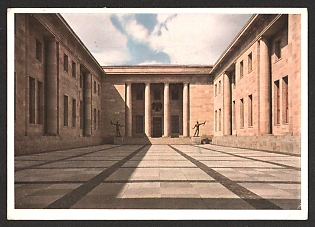 1941 'New Reich Chancellory Berlin Architect Professor Albert Speer' Nazi Propaganda Postcard