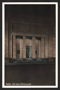 1933-1945 'Berlin. The New Reich Chancellery' Nazi Propaganda Postcard