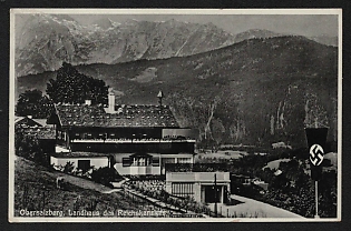 1934 'Obersalzberg, the Reich Chancellor's Country House' Nazi Propaganda Postcard
