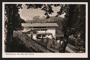 1933-1945 'Obersalzberg. The Fuhrer's Home' Nazi Propaganda Postcard