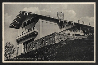 1933-1945 'Haus Wachenfeld, Obersalzberg, (1000 M)' Nazi Propaganda Postcard