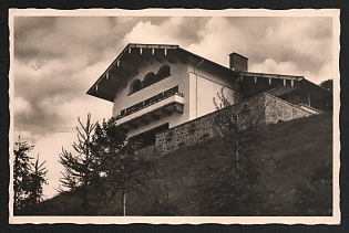 1933-1945 'Obersalzberg Haus Berghof' Nazi Propaganda Postcard