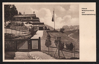 1934 'Haus Wachenfeld on the Obersalzberg' Nazi Propaganda Postcard
