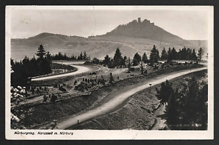 1934 'Nurburgring. Carousel at Nurburgring' Nazi Propaganda Postcard
