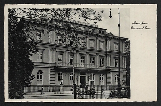 1933-1945 'Munich. Brown House' Nazi Propaganda Postcard