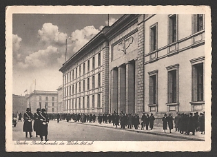 1940 'Berlin, Reich Chancellery, the Guard Changes Places' Nazi Propaganda Postcard