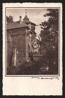 1934 'Nurnberg - at the Konigstor' Nazi Propaganda Postcard