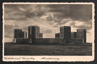 1937 'Reichsehrenmal Tannenberg Evening Atmosphere' Nazi Propaganda Postcard