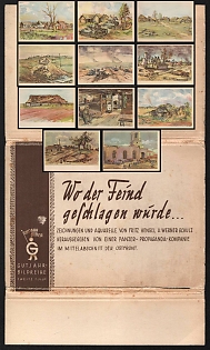 1933-1945 'Where the Enemy Was Defeated...' Nazi Propaganda Postcards Set in Booklet, Very Rare