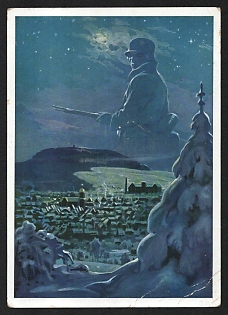 1941 'Factory Association of Annaberg, Erzgebirge' Military Army Nazi Propaganda Postcard