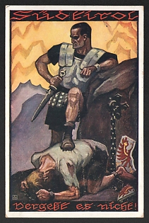 1933-1945 'Don't Give it Away!' Military Army Nazi Propaganda Postcard
