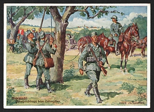 1933 'Thuringian Regional Group of the German Air Sports Association' Military Army Nazi Propaganda Postcard