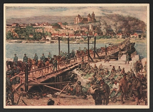 1933-1945 'Munich, House of German Art' Military Army Nazi Propaganda Postcard