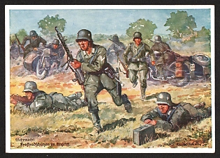 1933-1945 'Wehrmacht Postcard' Military Army Nazi Propaganda Postcard
