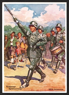 1933-1945 'The Reichsheer Postcard' Military Army Nazi Propaganda Postcard
