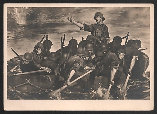 1940 'Munich. House of German Art' Military Army Nazi Propaganda Postcard