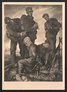 1933-1945 'Munich. House of German Art' Military Army Nazi Propaganda Postcard