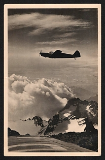1940 'Our Luftwaffe' Air Force Luftwaffe Nazi Propaganda Postcard