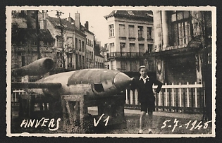 1945 'Finvers 5-7 1945' Artillery Nazi Propaganda Postcard