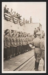 1933-1945 'German Military Parade' Army Infantry Nazi Propaganda Postcard