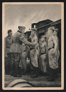 1942 'German Military' Army Infantry Nazi Propaganda Postcard