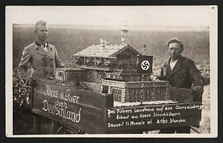 1935 'The Fuhrer's Country House on the Obersalzberg' Nazi Propaganda Postcard