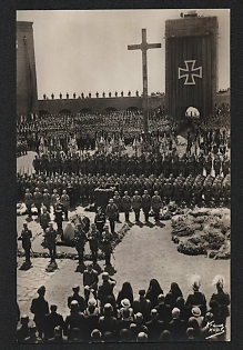 1933-1945 Rallies Nazi Propaganda Postcard