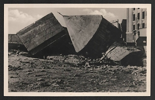 1933-1945 'Hitler's Bunker' Nazi Propaganda Postcard